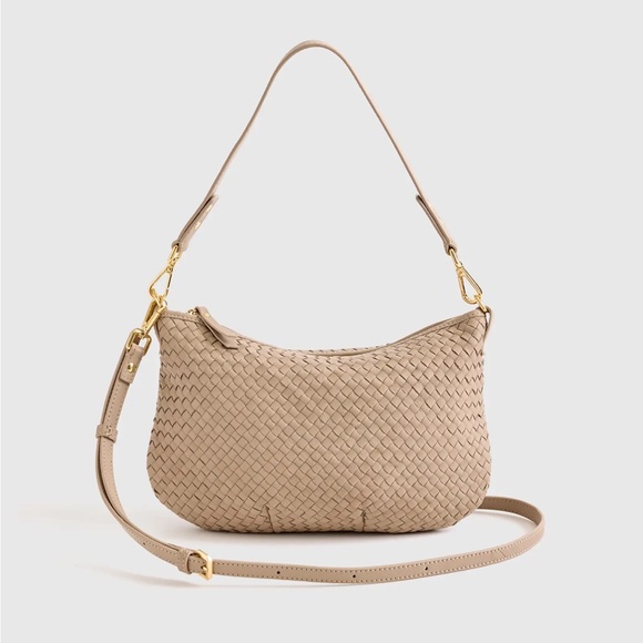 Quince Handbags - NWT Quince Italian Handwoven Leather Mini Shoulder Bag